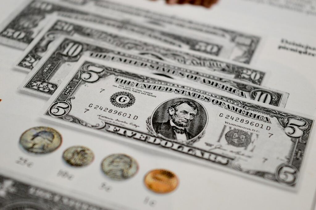 US dollar representing America’s debt, reserve currency dominance and structural fiscal decline