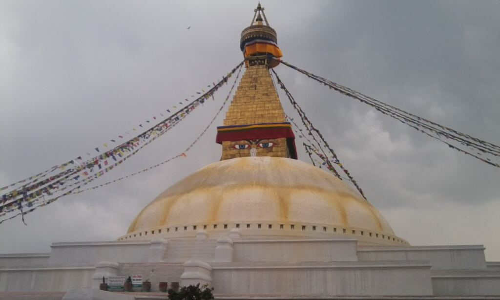 Boudhanath stupa in Kathmandu, one of the Nepal locations featured in Baraka