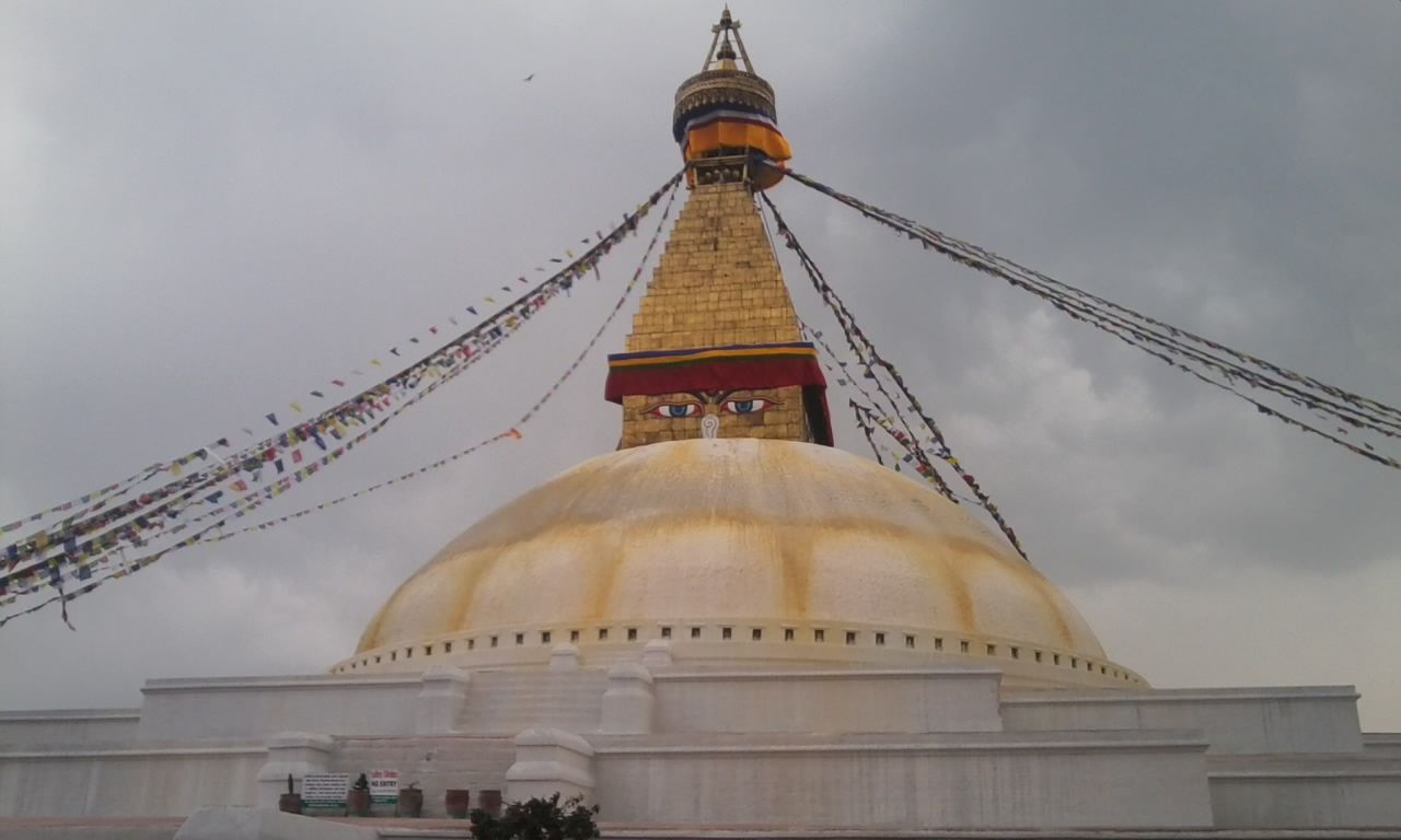 Boudhanath stupa in Kathmandu, one of the Nepal locations featured in Baraka