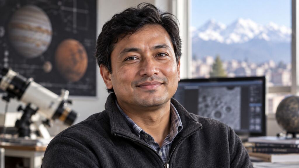 Lujendra Ojha portrait — Nepal Digest People feature
