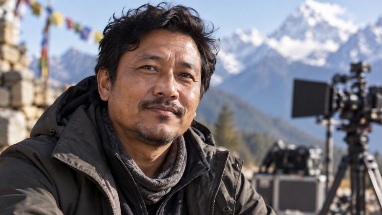 Min Bahadur Bham portrait — Nepal Digest People feature
