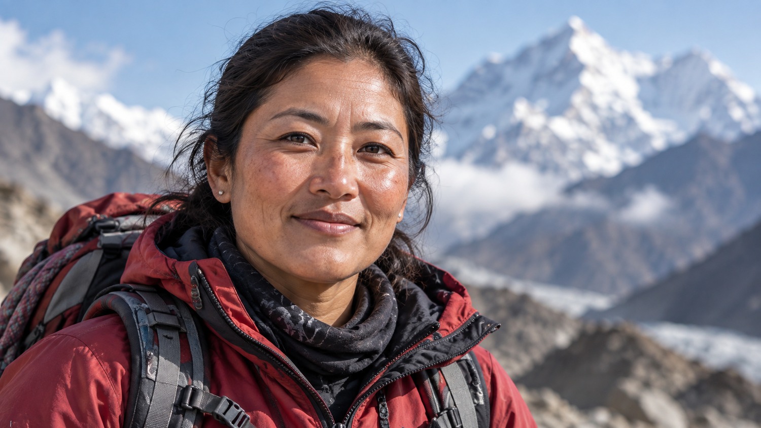 Pasang Lhamu Sherpa Akita portrait — Nepal Digest People feature