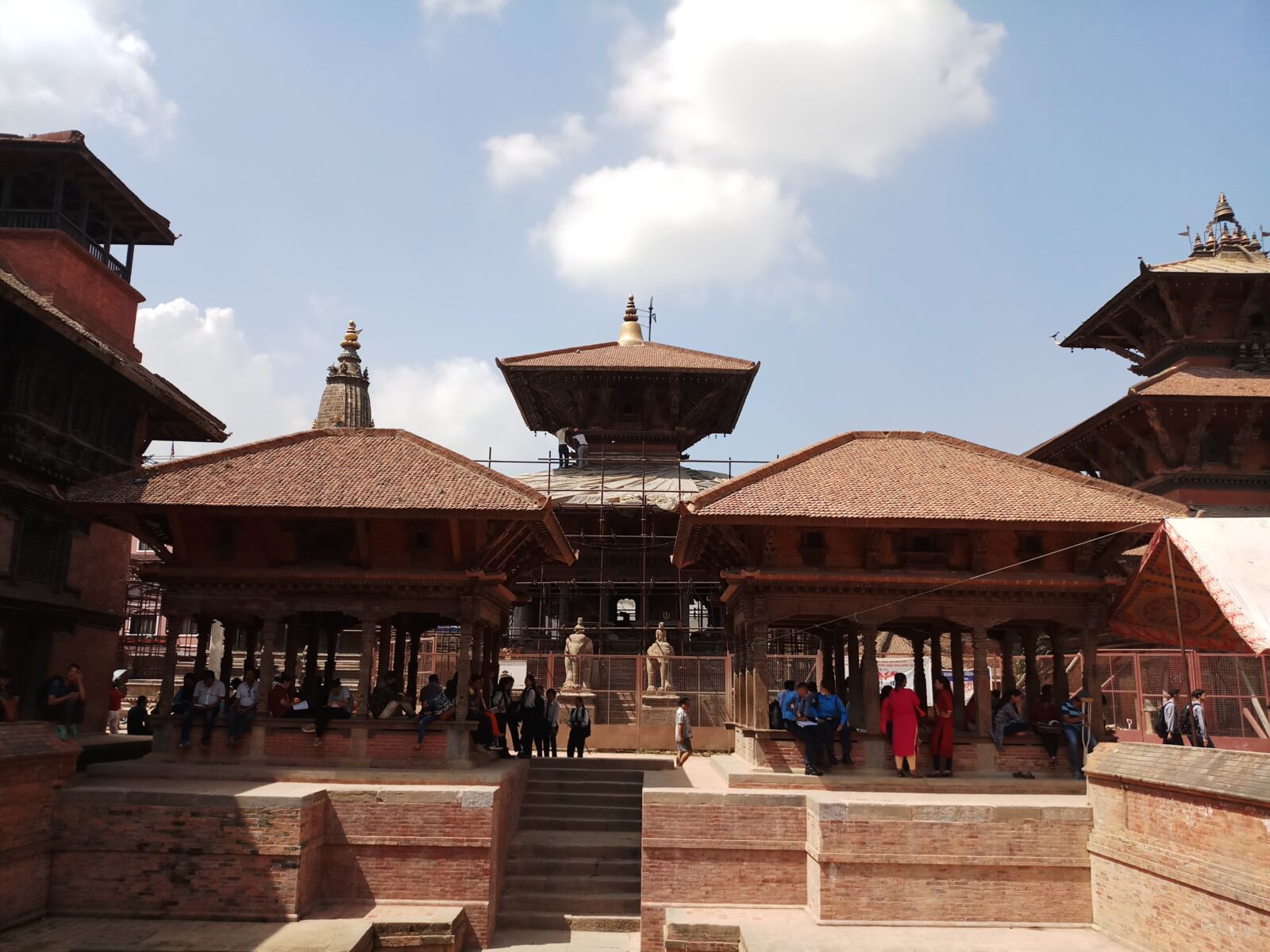Patan Durbar Square in Nepal, one of the Kathmandu Valley locations used in Up to His Ears