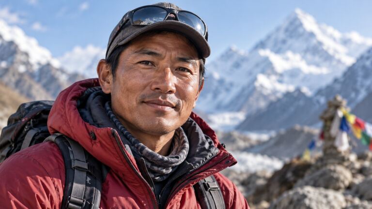Phurba Tashi Sherpa portrait — Nepal Digest People feature