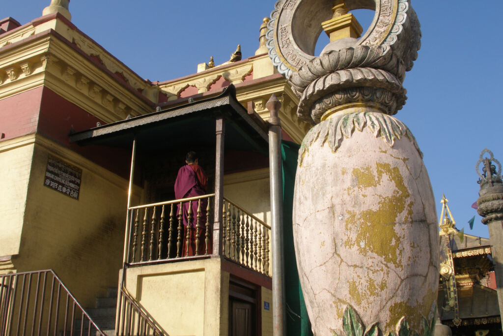 Swayambhunath in Kathmandu, one of the Nepal locations associated with Hare Rama Hare Krishna