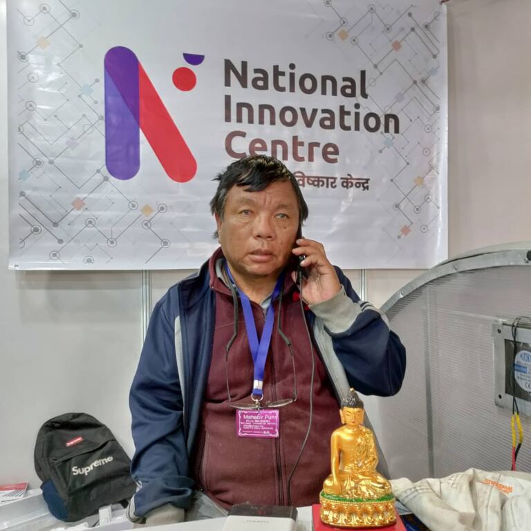 Mahabir Pun, Nepali innovator. Photograph by Janak Bhatta, Wikimedia Commons, CC BY-SA 4.0.