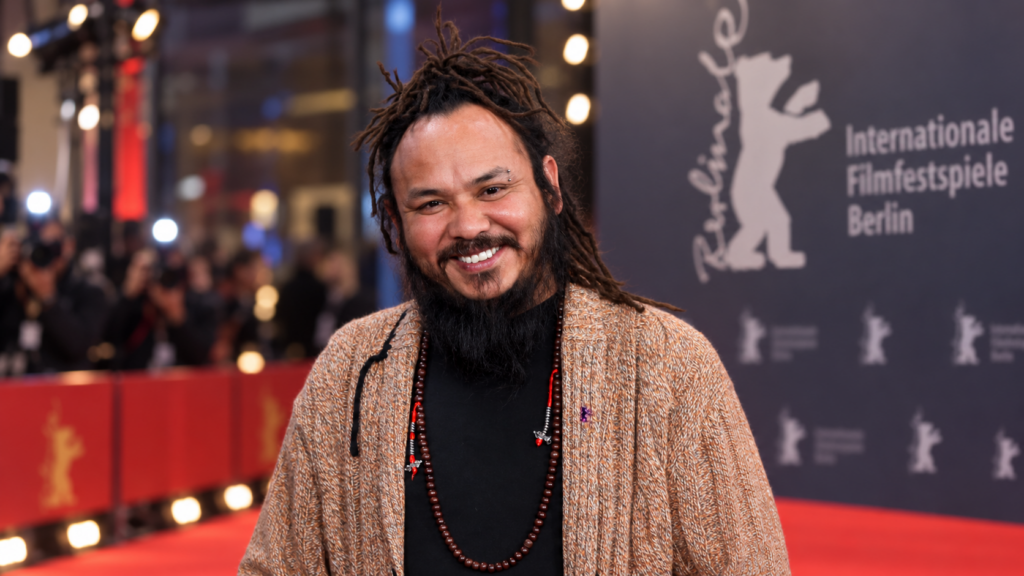 Min Bahadur Bham at an international film festival