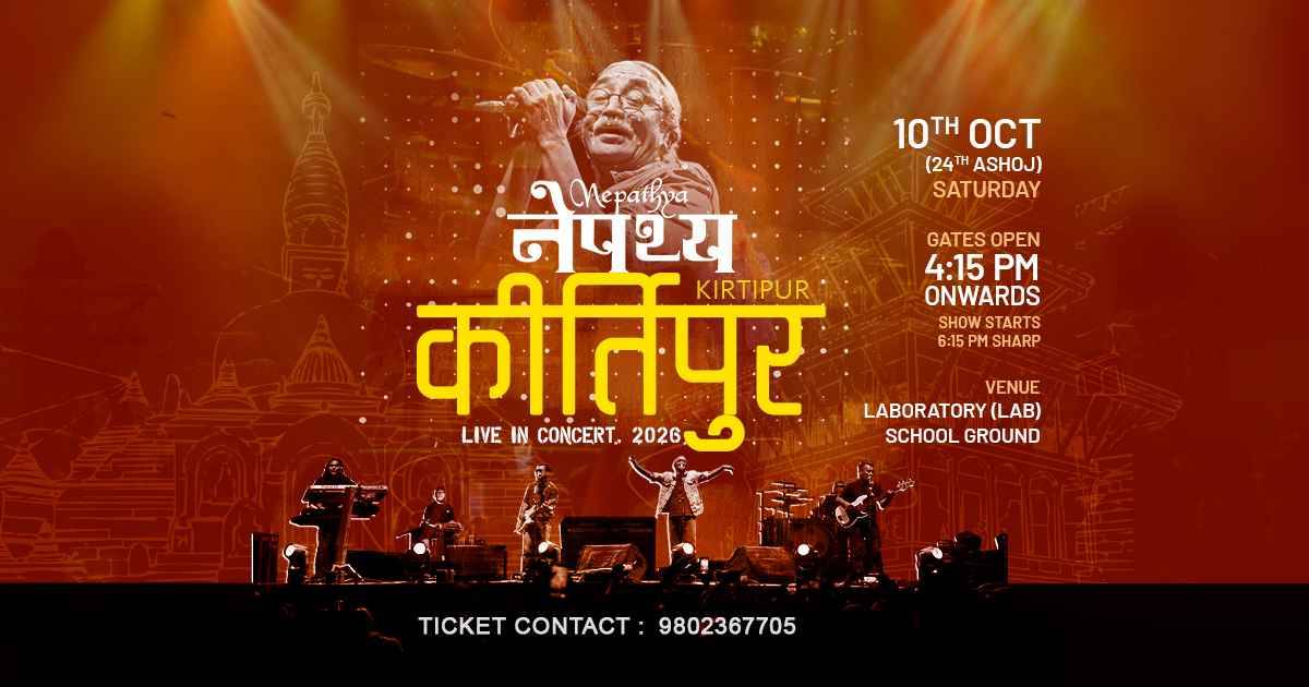 Nepathya Live in Kirtipur official concert banner