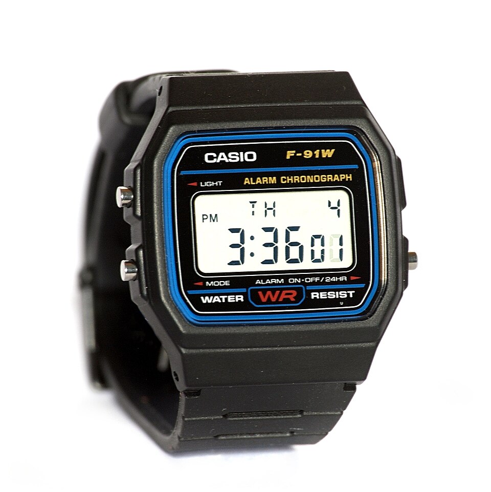 Reference photo: Casio F-91W digital watch