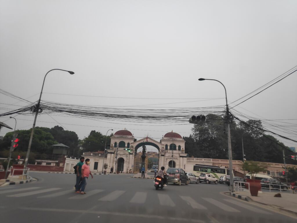 Singha Durbar in Kathmandu, a major Rana-era palace complex